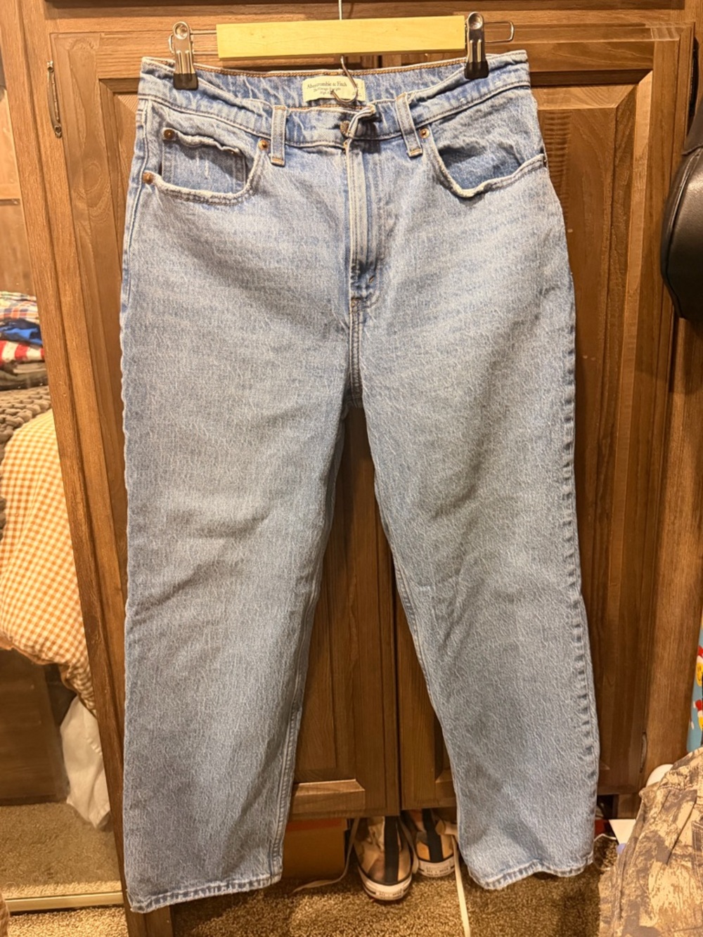 Abercrombie & Fitch Light Blue Straight Jeans